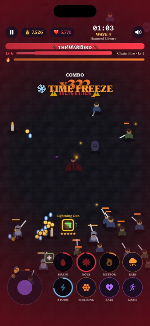 Surviving endless gothic hordes in Vampire Fire